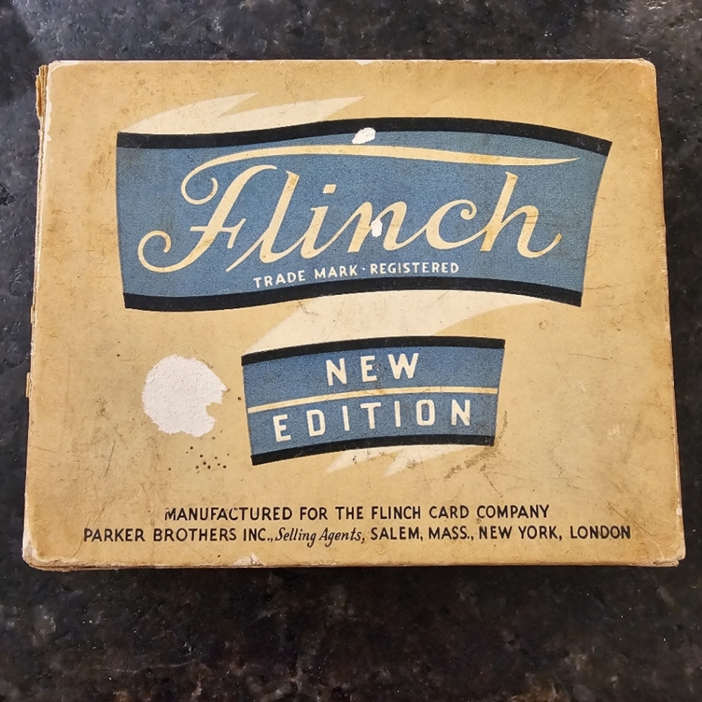 Vintage '34 "Flinch" Parker Brothers card game